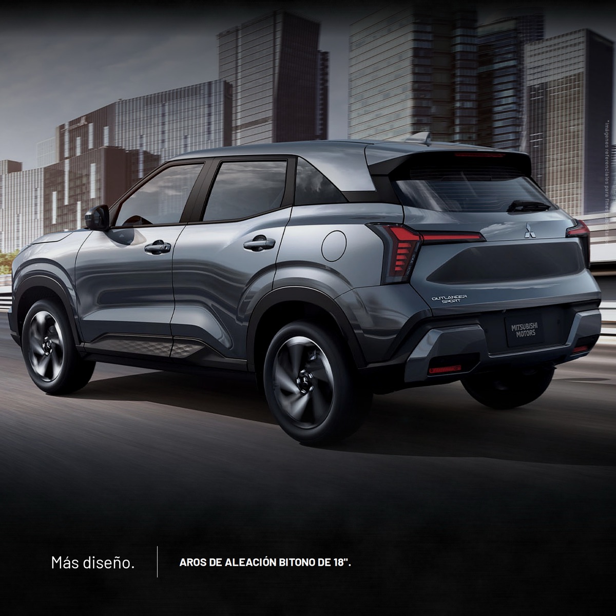 Outlander Sport, detalle de equipamiento